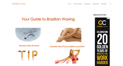 Desktop Screenshot of brazilianwaxy.com